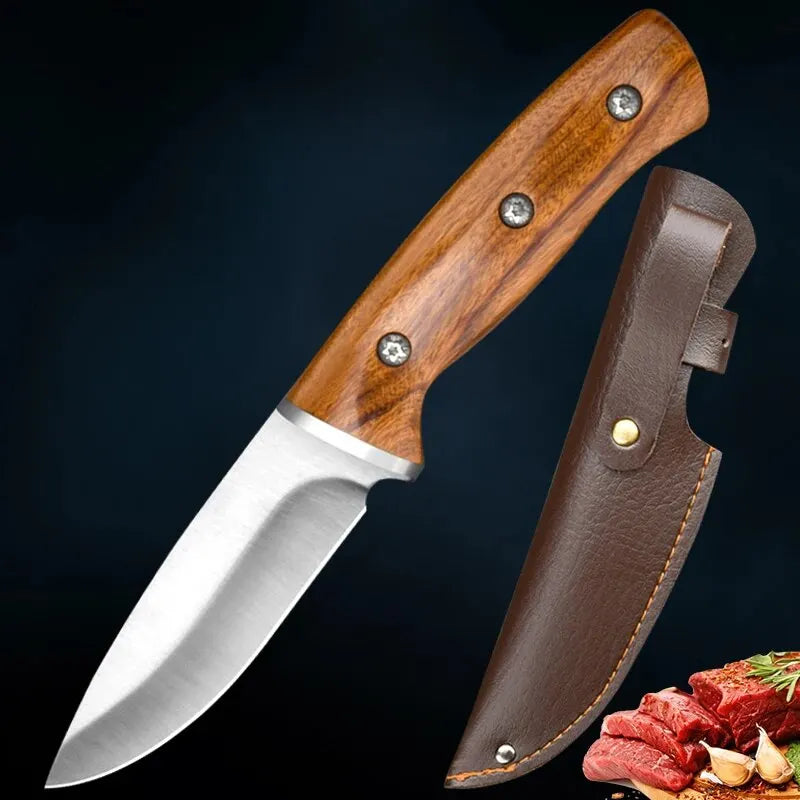 couteau de cuisine de poche avec étui pour porter à la taille